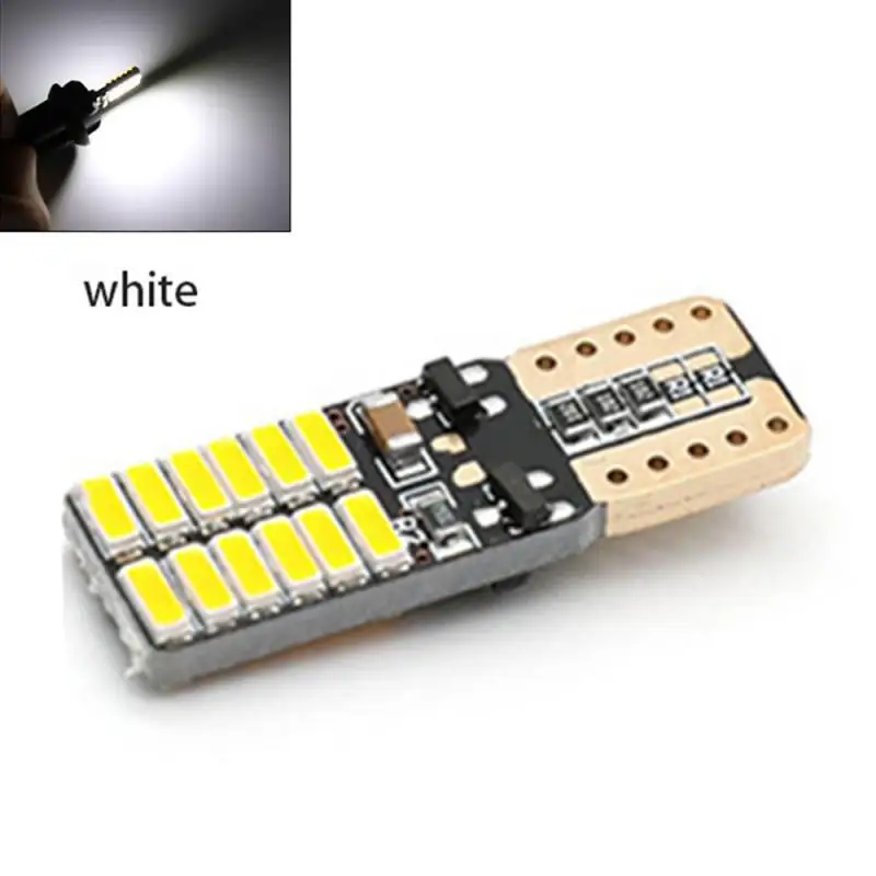 

2pcs T10 W5W 194 501 Car LED Interior Instrument Lights Bulb for Car Diode Auto Width Lamps Singal Lamp White Red Blue DC 12V