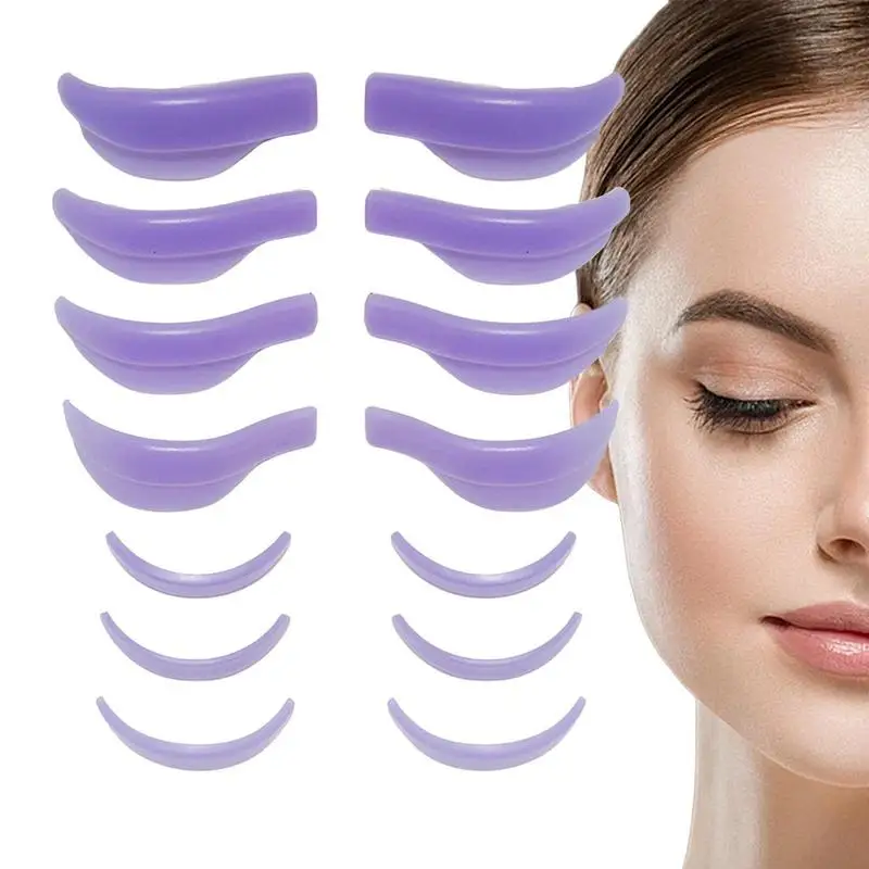 

Разноцветные подъемные стержни для ресниц, 7 пар, подъемные стержни для ресниц, подъемные стержни для макияжа ресниц