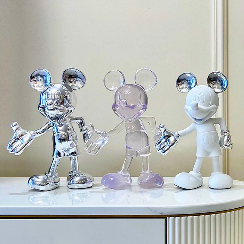 

Home Decorations Mickey Doll Statue Office Desk Cabinet Shop Coffee Table Modern Simple Bedroom Children's Room Kawaii Ornaments