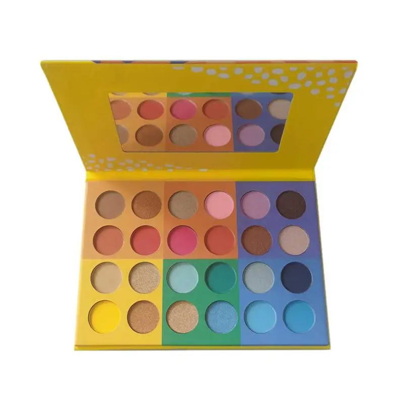 

Палитра теней для век, 24 цвета, жемчужный матовый, простой в окрашивании макияж, искусственный макияж глаз, свадебный макияж, косметика для в...