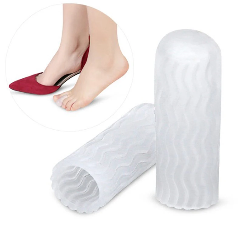 

1 Pair Silicone Toes Finger Protector Separator Foot Remover Pain Relief Different Sizes Can Be Cropped