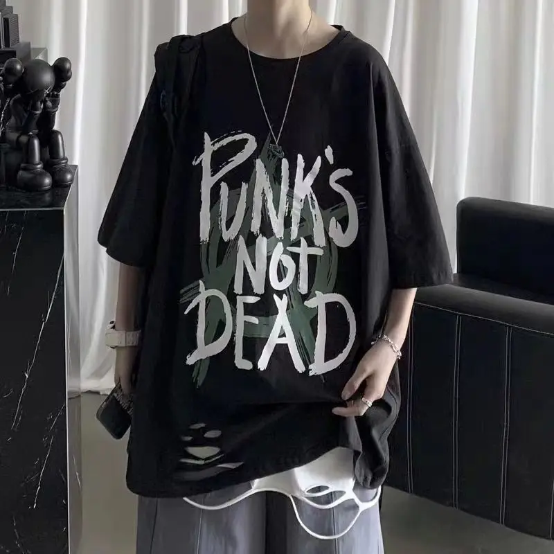 

Футболка с коротким рукавом и принтом «No Dead»