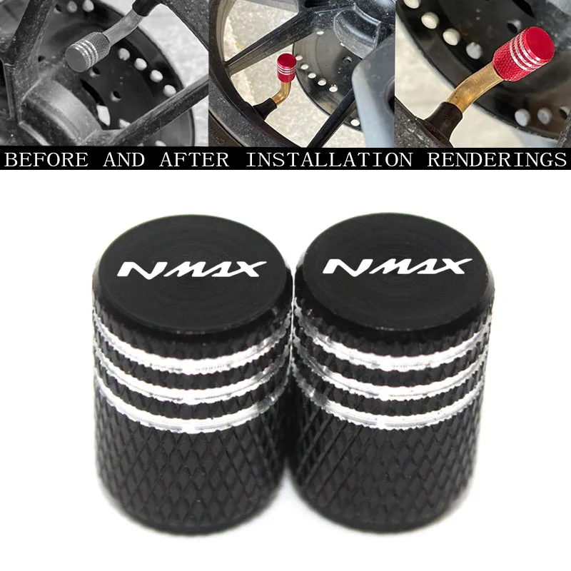 

Мотоциклетные аксессуары, колпачки для стержней клапанов колеса, CNC, герметичные колпачки для YAMAHA NMAX N-MAX 155 125 NMAX155 NMAX125 2015-2021