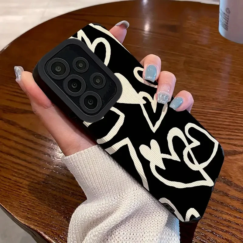 Чехол для телефона Love Heart Samsung Galaxy A53 A52 A54 A73 A72 A50 A30 S A22 A22S A21S A23 A33 A32 S20 FE S22 S23 S24 Ultra