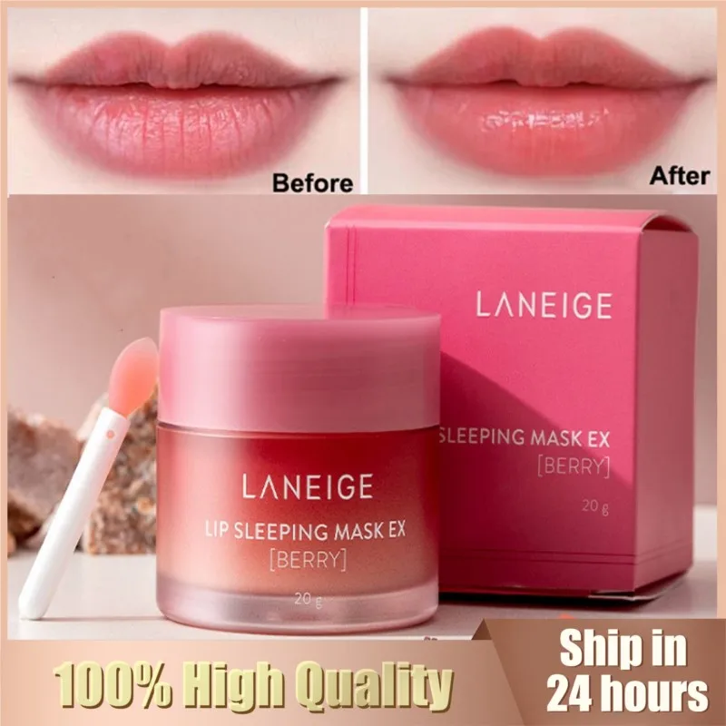 

Moisturizing Night Sleep Exfoliator Maintenance Lip Gloss Bleach Cream Nourishing Strawberry Lip Care Nutritious Lip Sleep Mask