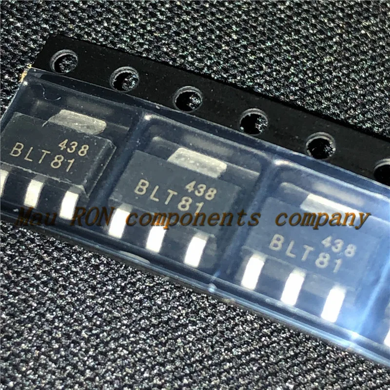 5 шт./лот Частотный транзистор BLT81 SOT223 7,5 мА/1,2 в/900 Вт/МГц, транзистор, новый телефон