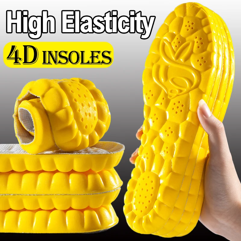 

Latex Insoles Elasticity Insoles Breathable Women Massage Soft Memory Insert High Men Pad Shoes Cushion Thicken Pads Foam Sport