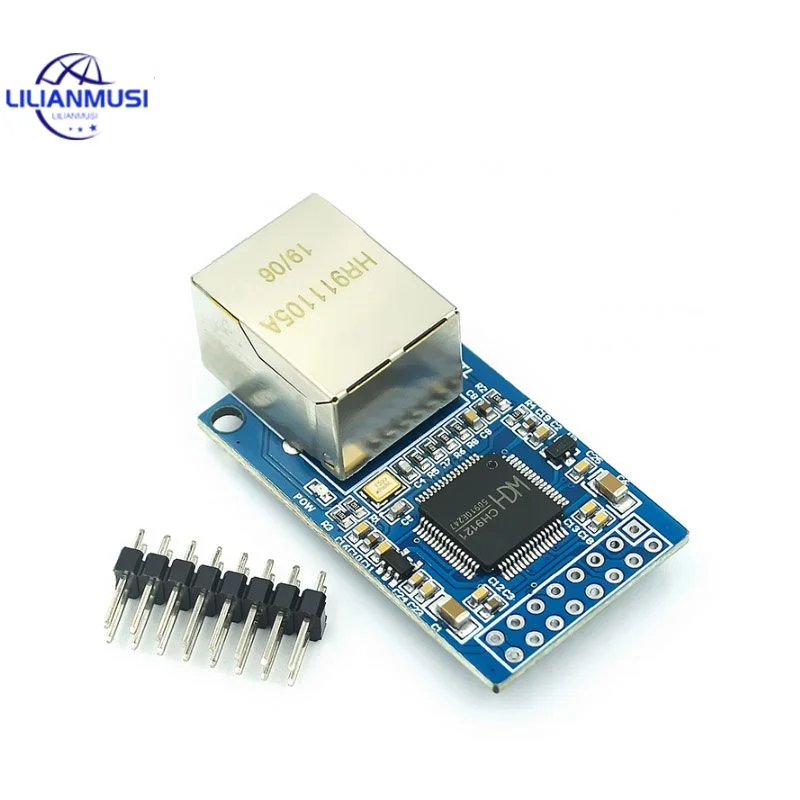 Сетевой модуль CH9121, последовательный порт UART в модуль Ethernet, сетевой последовательный Серверный модуль TCP/IP 51/STM32 3,3 В 5 В