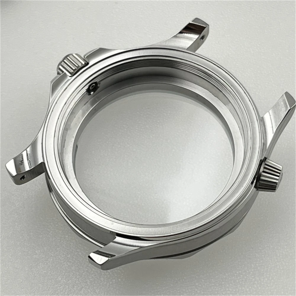 NEW Convex Mirror Arch Glass Watch Case NH35 42mm Stainless Steel Waterproof Case For NH35A/NH36/4R35A/4R36A Movement 31mm Dial