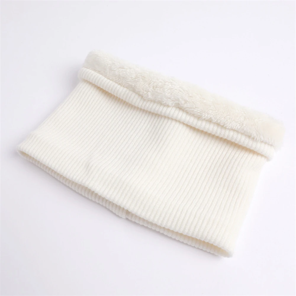 Унисекс пара вязаный шарф на флисовой подкладке уличные шарфы с полной маской