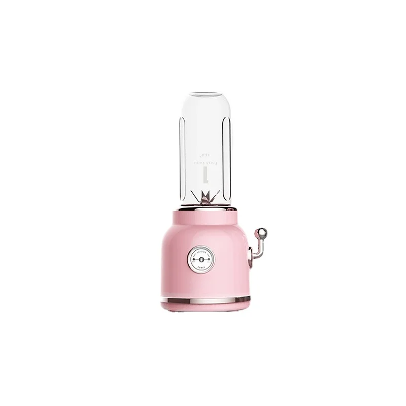 

Milkshake Vegetable Processor Portable Electric Fruit Blender Kitchen Smoothie Mixer Household Retro Mini Orange Screw Juicer