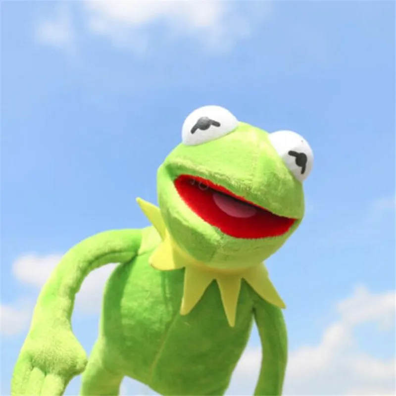 40cm Plush Kermit Frog Sesame Street Frogs doll The Muppet Show Plush Toys Birthday Christmas Plush Stuffed Doll For Kids
