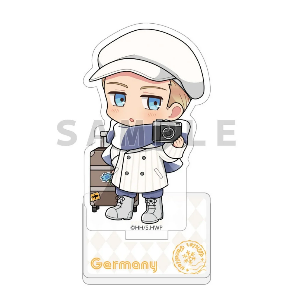 Фото Акриловая подставка HD 10 см по аниме Hetalia Axis Powers: Фелициано, Ван Яо. Уникальный подарок, презент на 4 июля, настольный брелок, аниме-декор. №3