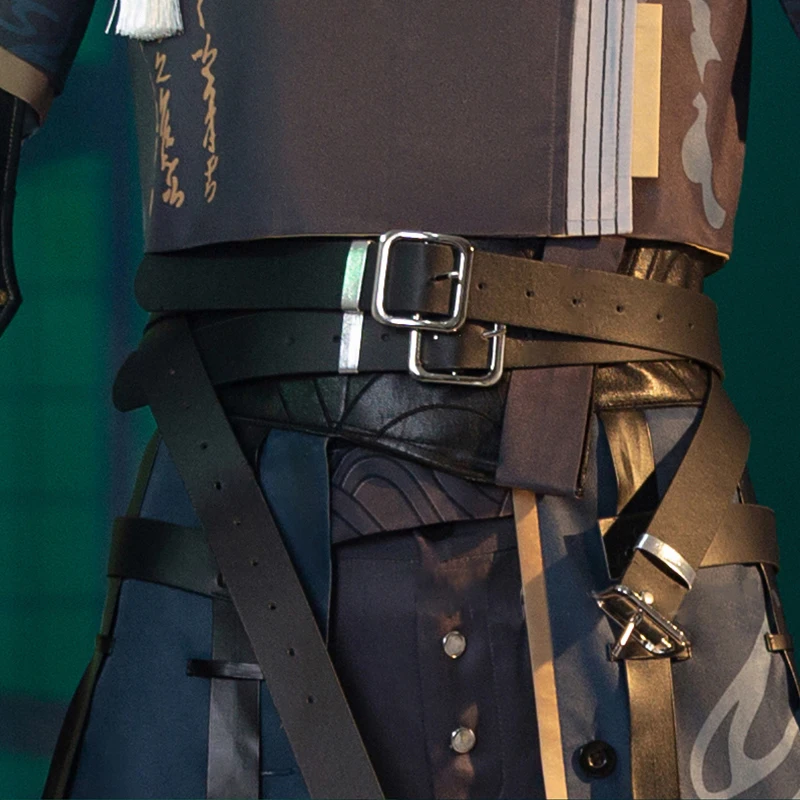 ROLECOS Game Wuthering Waves Geshu Lin Косплей Костюм Midnight Rangers Мужской Хэллоуин Вечеринка Наряд