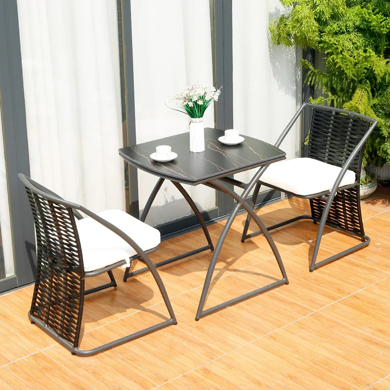 

ZL балкон, столы и стулья из трех частей, чайный столик и стул, стол с двумя стульями, садовый ротанговый стул