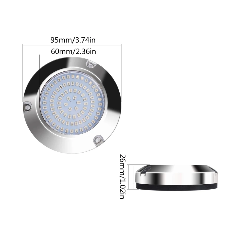 Светодиодный фонарь для морской лодки 10-30 В 90 светодиодов водонепроницаемый