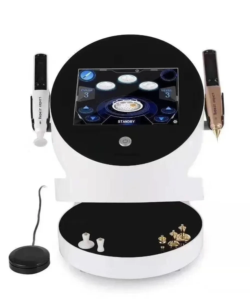 

R-F 2 in 1 Ozone Gold Plasma Lift Therapy Facial Best Beauty Salon Use Plasma R-F Freckles Skin Rejuvenation Plasma Pen Needle