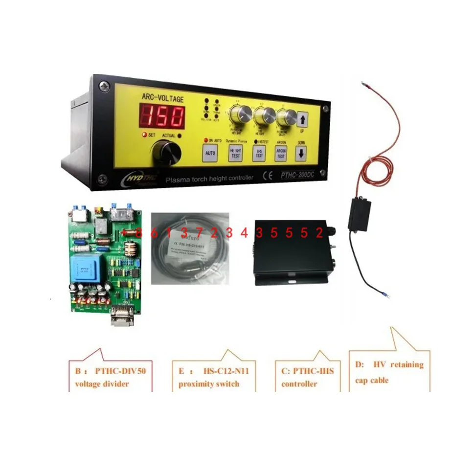 Недавно запускаемый контроллер высоты плазменной горелки HYD PTHC-200DC для станка