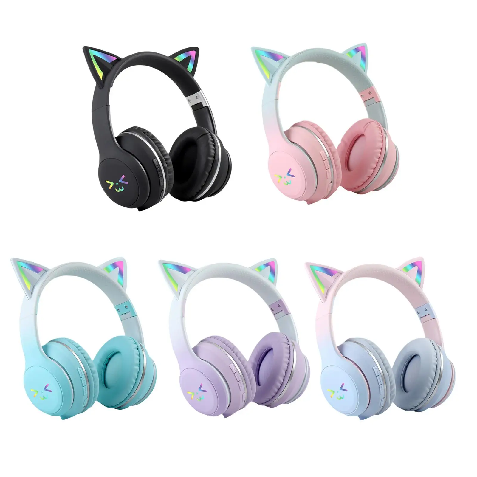 

Игровая гарнитура, шумоподавляющие Накладные наушники RGB для онлайн-обучения