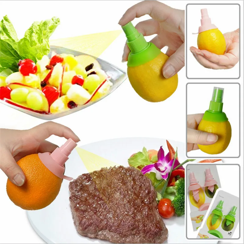 

1PCS Wonderlife Hot Sell! Fruit Juice Citrus Spray Gadgets Kitchen Cooking Tools Lemon Sprayer Citrus Spray Cooking Tools