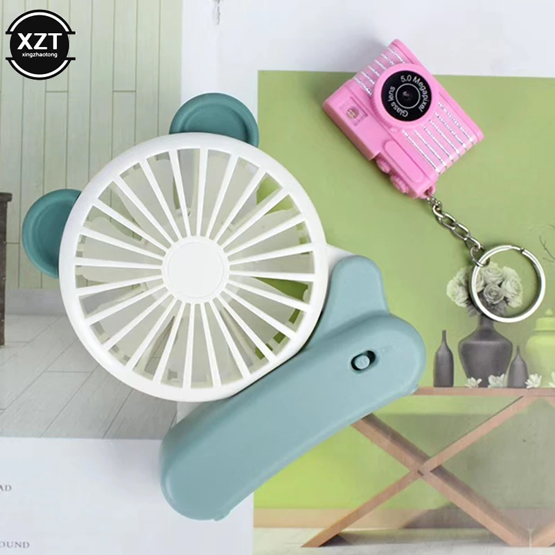 

5 шт., мини-вентилятор складной с USB-зарядкой и вращающейся ручкой