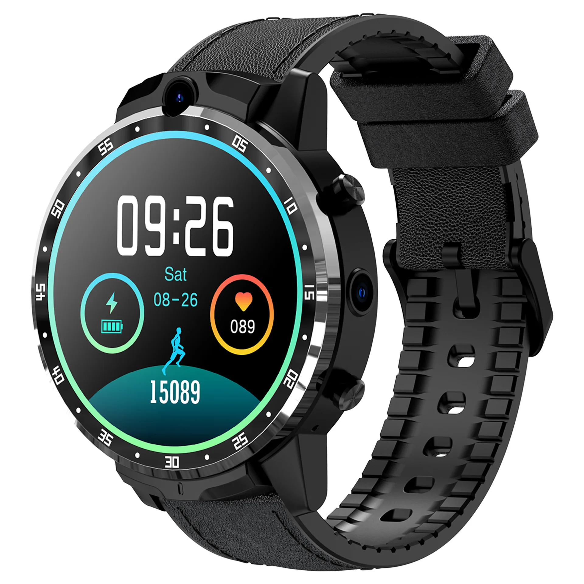 

X600E dual camera design video playback AI face recognition unlock sim card 4G ALL Netcom smart android watch smartwatch