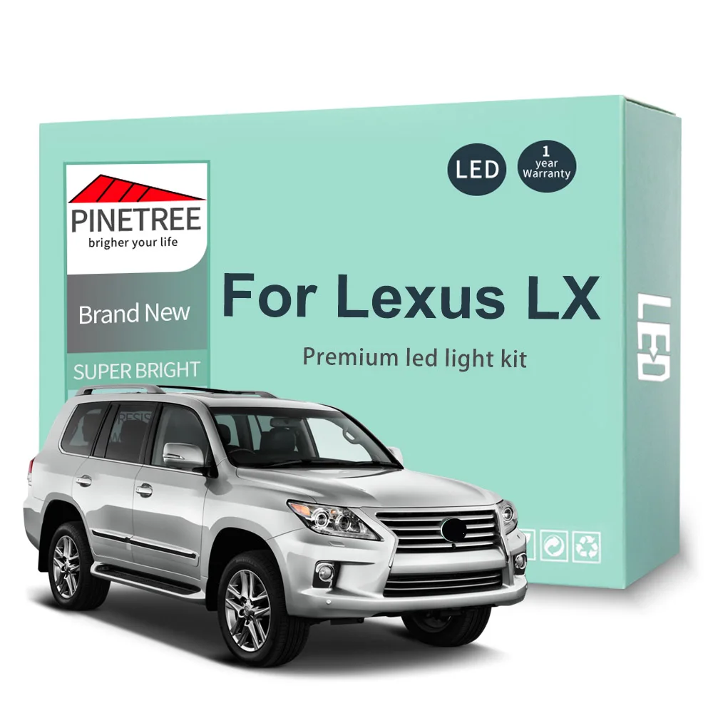

Led Interior Light Kit For Lexus LX 450 470 570 LX450 LX470 LX570 1996-2015 LED Bulbs Canbus