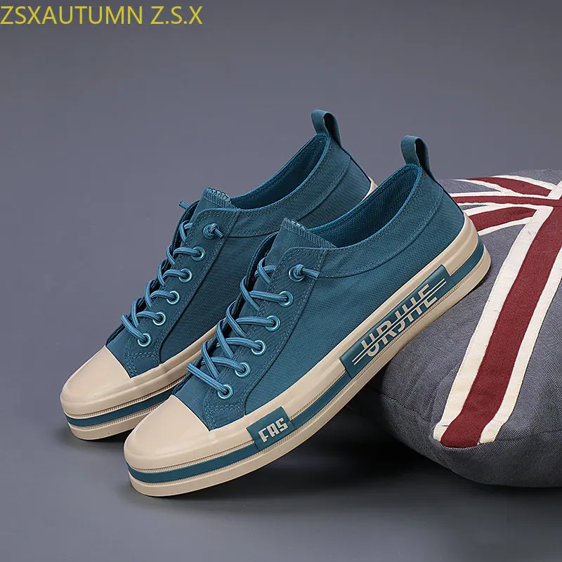 

2023 Hot Sale Lightweight Men's Canvas Shoes Comfortable Low-cut Vulcanized Shoes Men Espadrille Non-slip Casual Shoes Men Flats