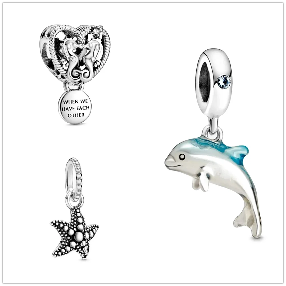 Женские браслеты-подвески Черепаха из серебра 925 пробы