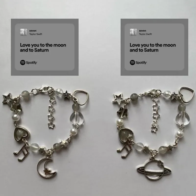 Saturn Moon браслет-подвеска женский ручной работы Taylor Swift