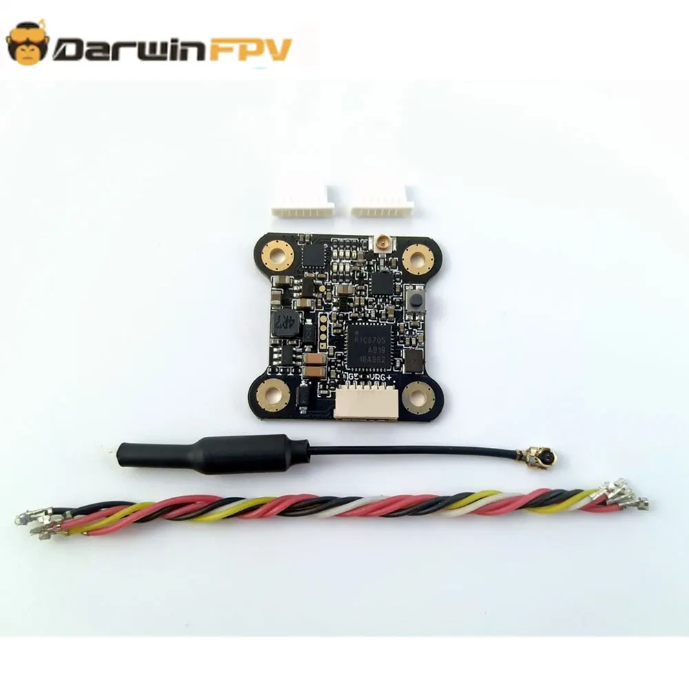 

DarwinFPV Darwin79 VTX TX805Mini 5.8G 48CH 25mW 100mW 200mW FPV Transmitter LED Display Support OSD/Pitmode/Smartaudio
