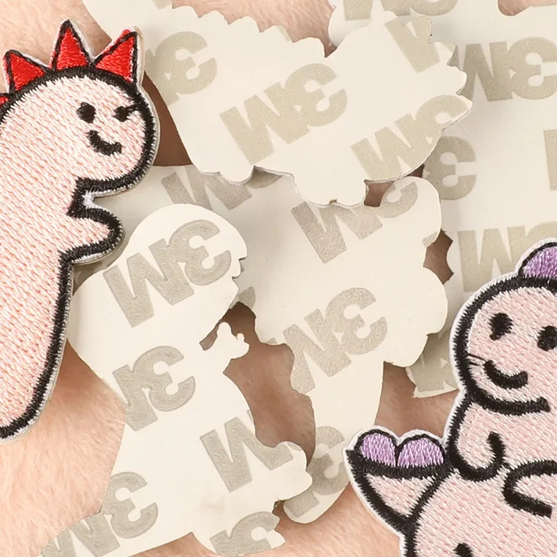 Нашивка для вышивки Dooly тканевая наклейка с изображением динозавра компьютерная