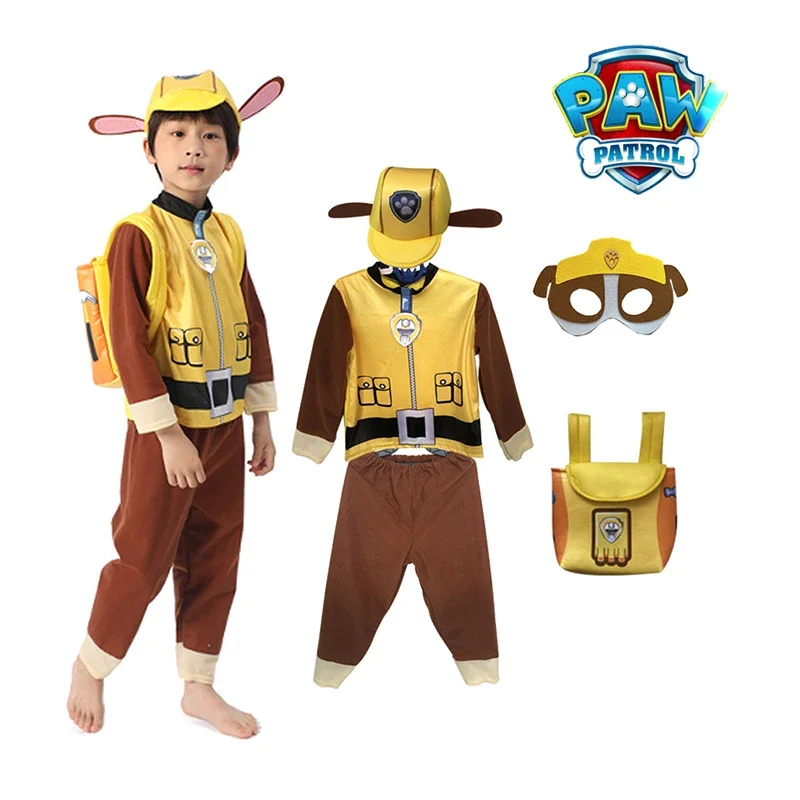 2200 Рождество Новый год PAW Patrol аниме детский костюм Rubble вечерние костюмы для