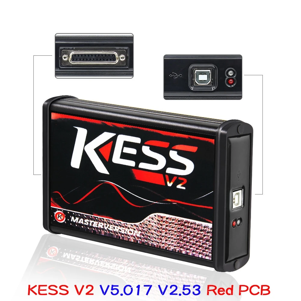 Программатор ECU для kessV2 V5.017, онлайн-версия без ограничения токенов, v2.53для kessV2 OBD2 Manager, комплект для настройки автомобиля, грузовика