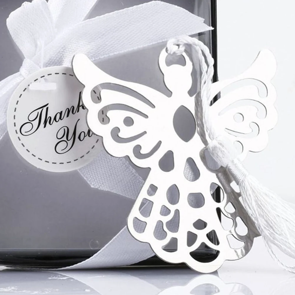 10pcs Wedding Guests Party Memo Book Tags Practical Stationery Angel Eagle shaped Bookmarks Kids Gifts Marker nice gift - купить по