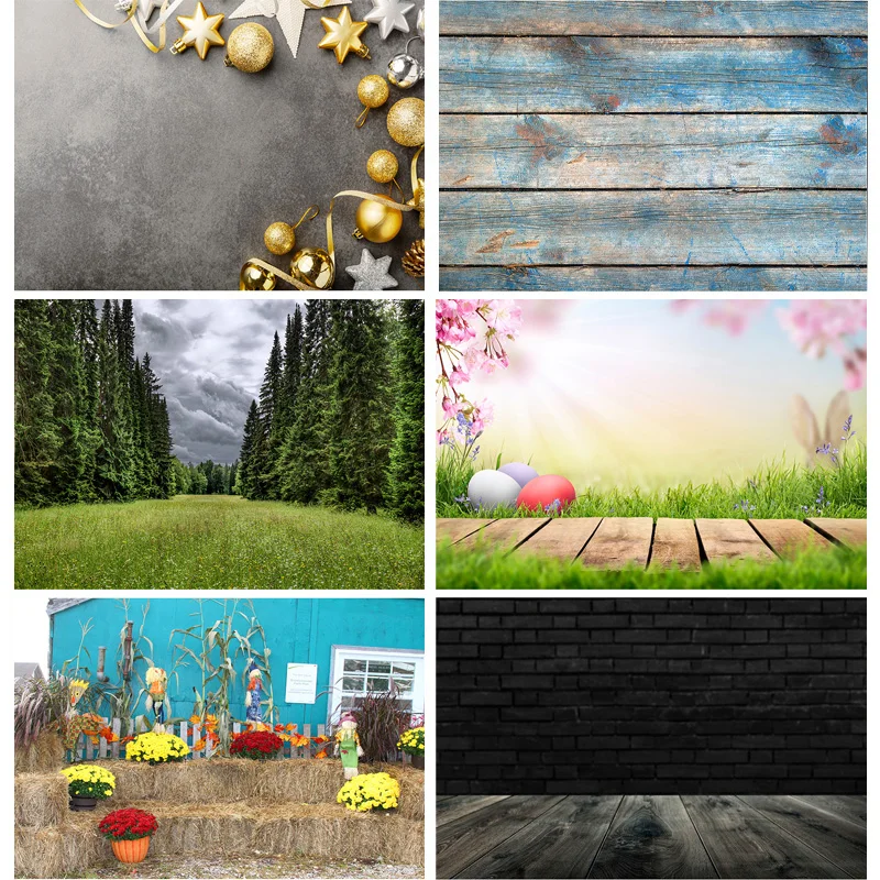 

SHUOZHIKE Art Fabric Photography Backdrops Props Flower Wall Planks Landscape Photo Studio Background 2235 JT-04
