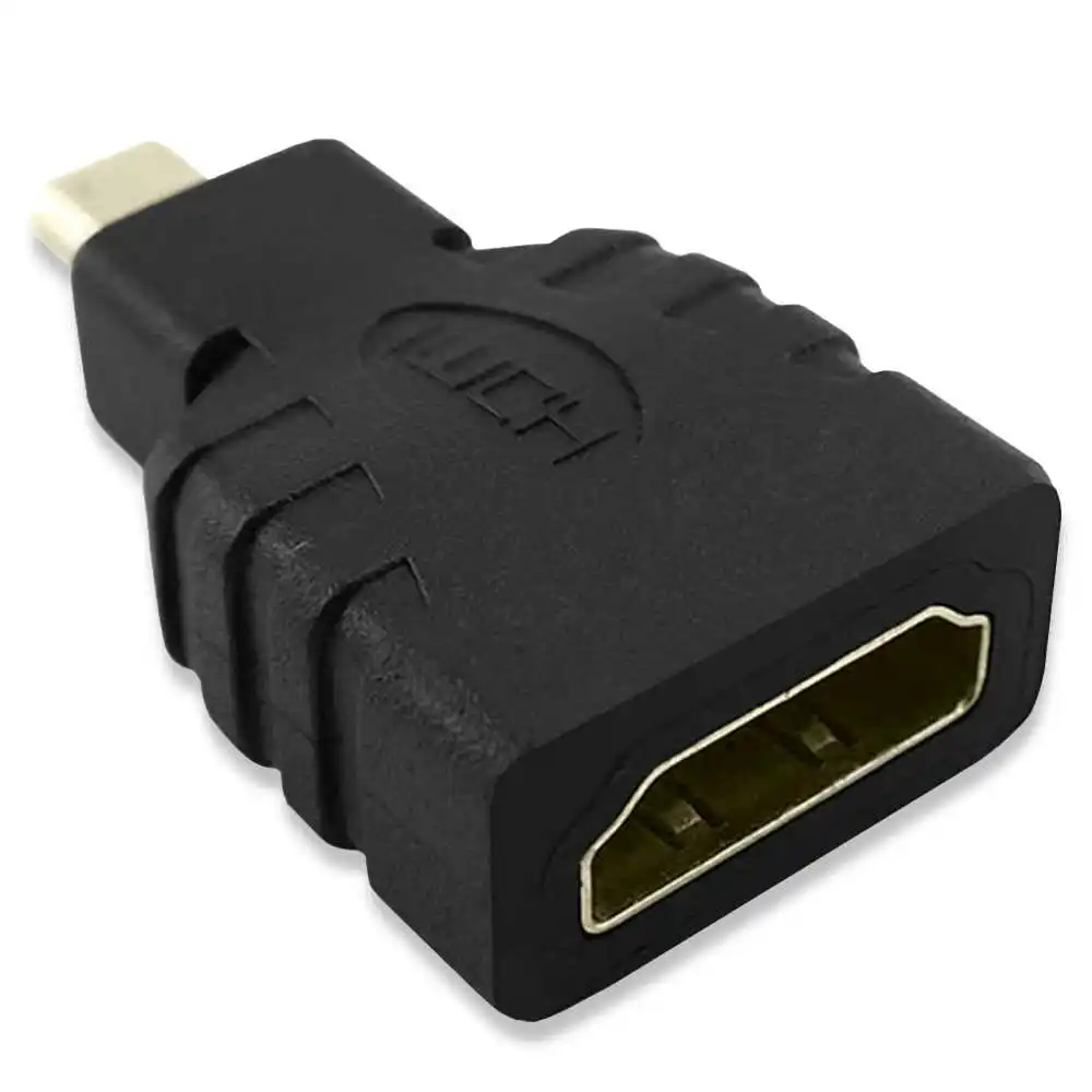 Адаптер HDMI 1 4 мама Micro Тип D папа черный портативный преобразователь видео 3D XHD 4K Full