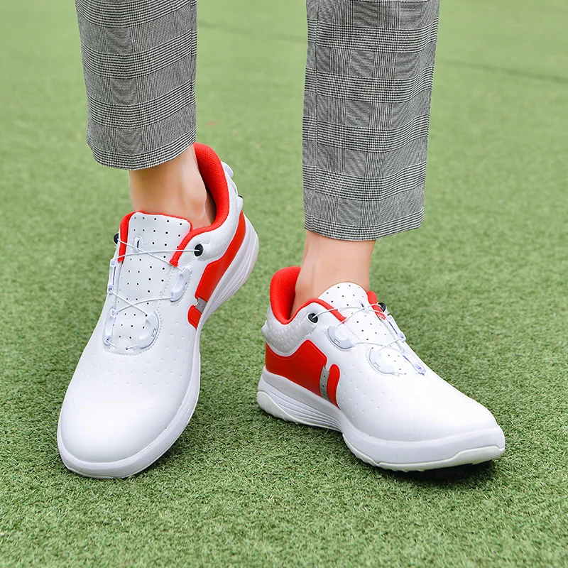 Unisex Golf Ball Men's Professional Comfortable Golf Training Shoes Size 36-46 Grass Walking Shoes Men's Nail Free Golf Sneakers