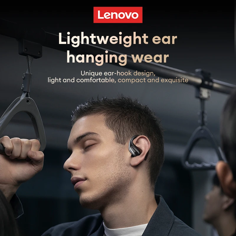 Фото Lenovo EA305 OWS Беспроводные наушники Bluetooth V5.4 Длительные наушники Водонепроницаемые спортивные наушники LP75 Игровые наушники №3