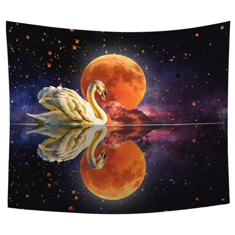 

Настенный гобелен с изображением ночного неба, океан, настенный подвесной гобелен мечты, настенная Подвеска для спальни, гостиной, украшени...