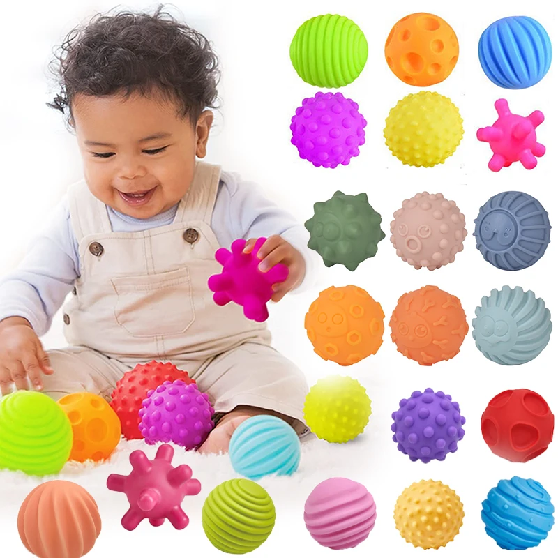 

Baby Toy Sensory Balls Set Textured Hand Touch Grasp Massage Ball Infant Tactile Senses Development Toys For Babies 0 12 Months