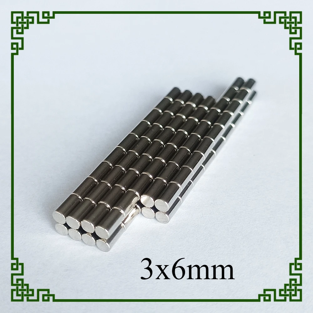 

Круглые магниты 3x6 мм