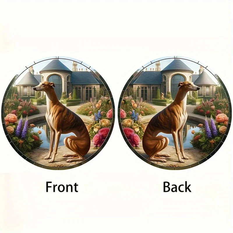 Испанский борзой витраж висящий Ловец солнца многофункциональная акриловая