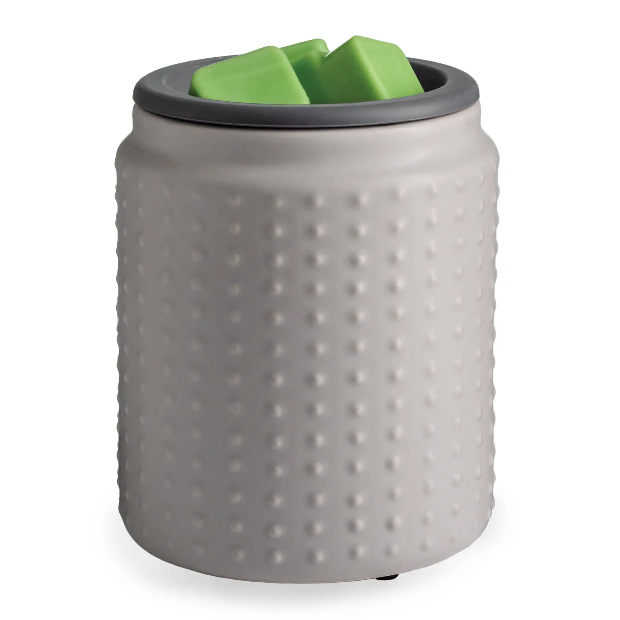 

Flip Dish Wax Warmers with Silicone Dish, Gray Hobnail