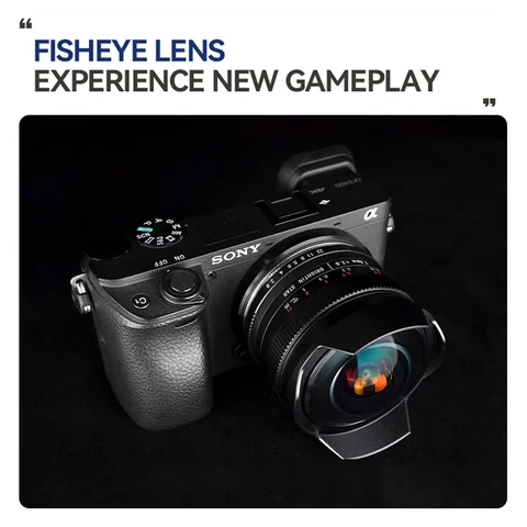 Brightin Star 7,5 мм F2,8 «рыбий глаз» объектив APS-C для Sony E Canon RF EF-M Fuji FX Nikon Z M43