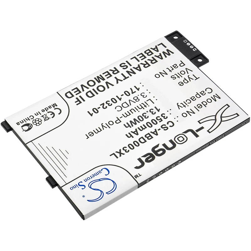 

CS 3500mAh/13.30Wh battery for Amazon Kindle 3,Kindle 3 Wi-fi,3G,Graphite,III 170-1032-00,170-1032-01,S11GTSF01A