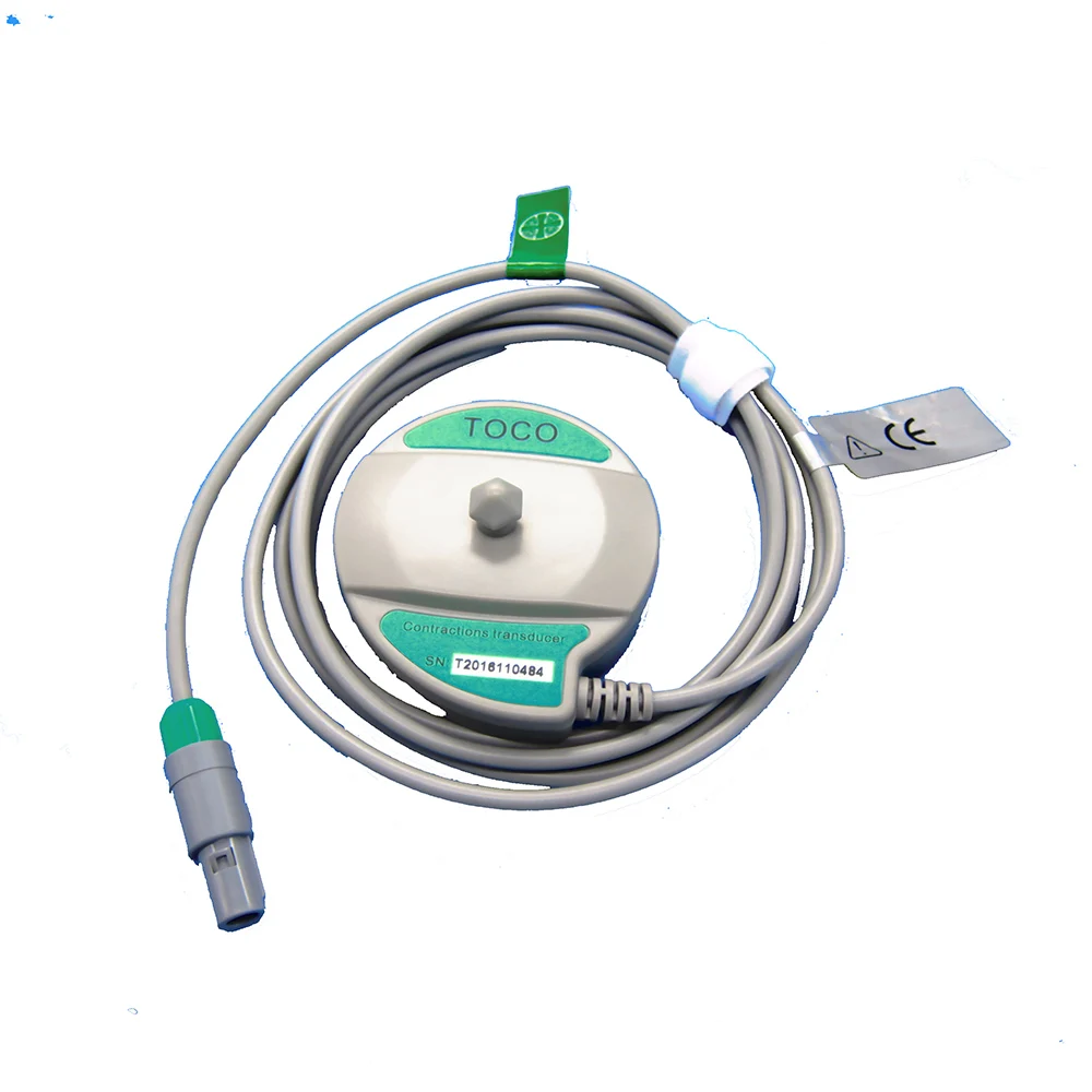 

Compatible with TAMD MD9802, Reusable Medical Fetal Device Toco Transducer Probe, for Medical Fetal Monitor System