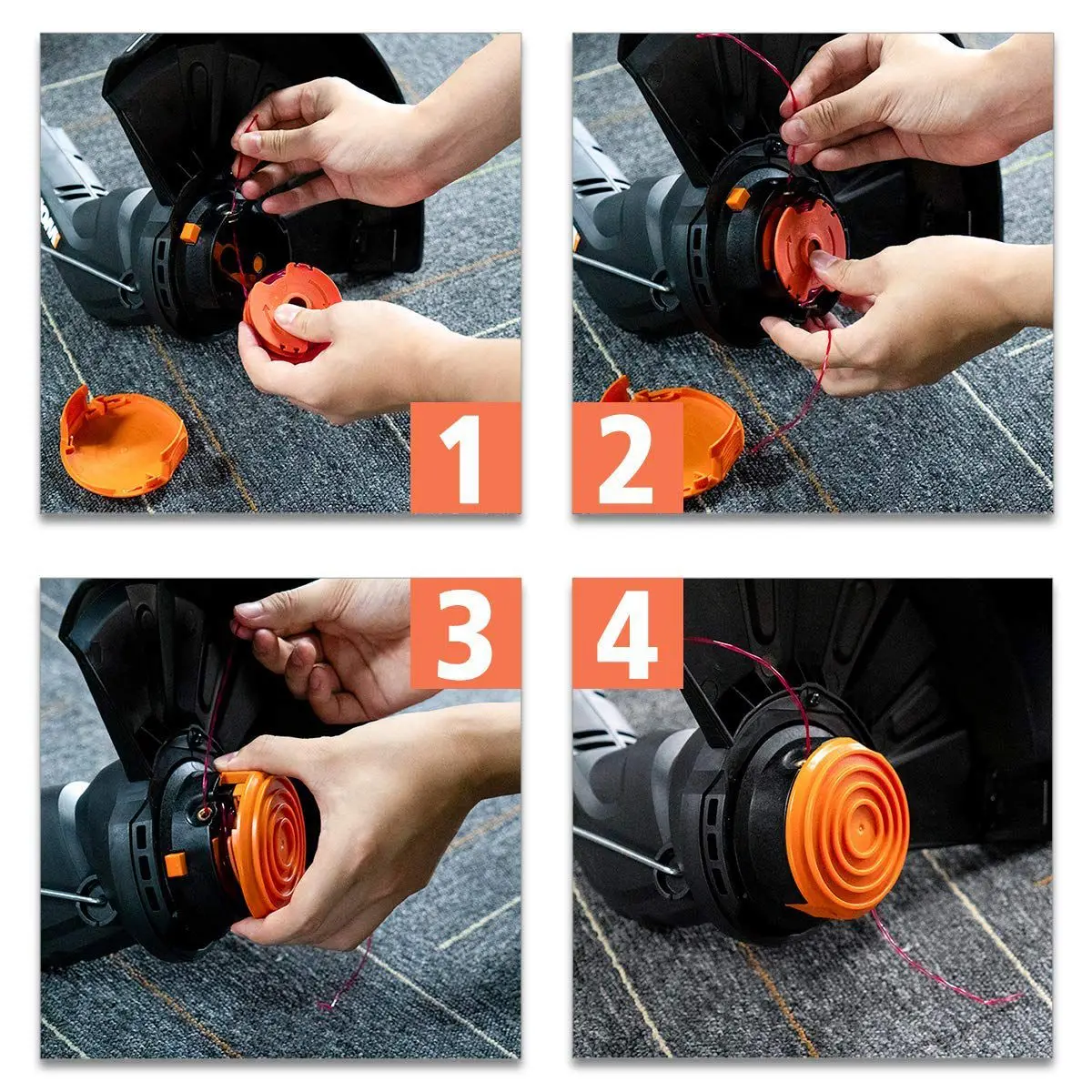 Сменные катушки для уборщика Сорняков Для Worx WA0007 WG116 WG119 катушка триммера