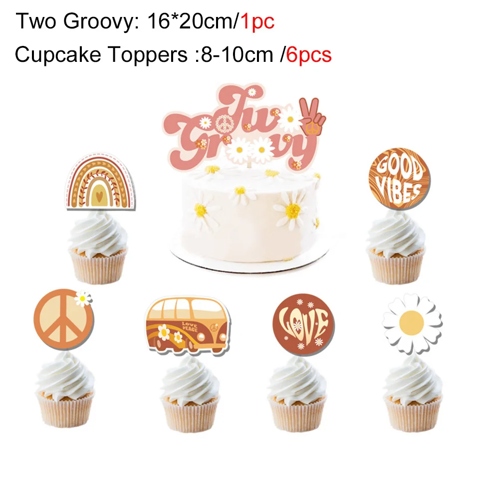 

Бумажный баннер в стиле хиппи