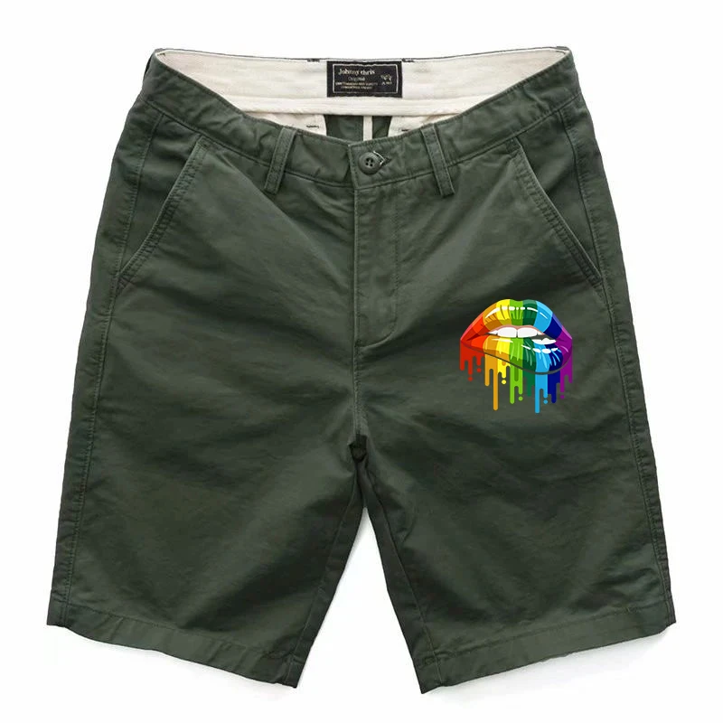 

Mid-Rise Elastic Waistband Drawstring Pockets Men Shorts Outdoor Fitness Beach Short Pants Sweatpants Daily Clothing